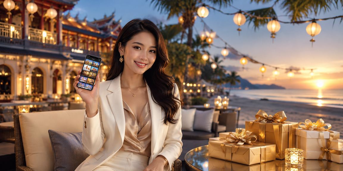 Người dùng Huế trải nghiệm casino trên điện thoại tại bãi biển